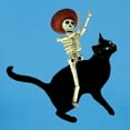 thumbnail image 3 of CafePress - Skeleton On Cat Women's Dark T Shirt - Women's Traditional Fit Dark T-Shirt, 3 of 4