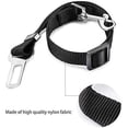thumbnail image 3 of Cinturón de seguridad para coche para perros, [2 piezas] Arnés universal para coche, resistente y ajustable, de 50 a 90 cm, para perros y gatos, nailon negro., 3 of 5
