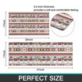 thumbnail image 7 of Red and Green Christmas Snowman Pattern Kitchen Rugs Sets Of 2,Anti Fatigue Kitchen Mat Rugs Non Slip Washable,Decorative Kitchen Floor Mats for Kitchen,Sink,Laundry,17"x30"+17"x47", 7 of 7