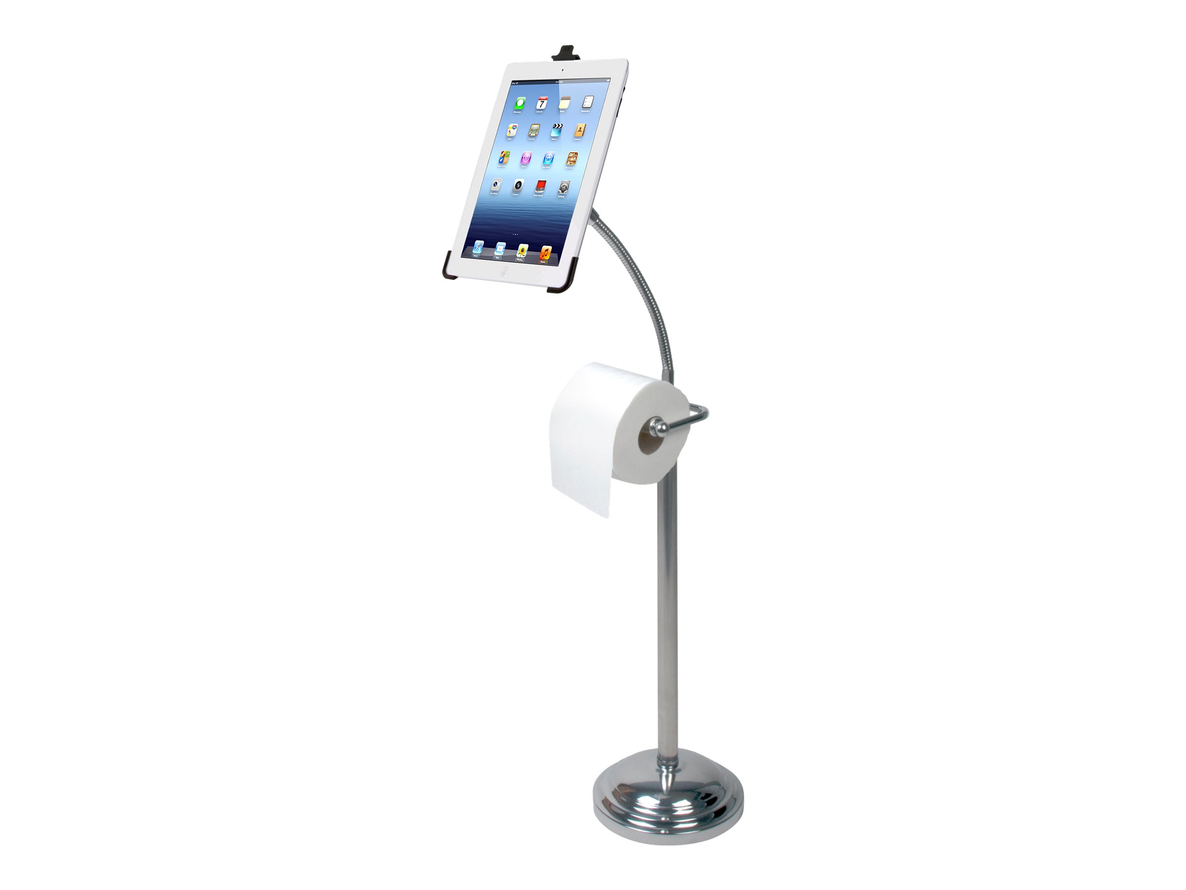 CTA Digital Pedestal Stand with Roll Holder for iPad - image 1 of 2
