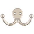 thumbnail image 2 of Ganchos dobles para ropa National Hardware N199-232, níquel, paquete de 2, 2 of 2