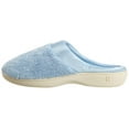 thumbnail image 5 of Isotoner Microterry Pillowstep Satin Clog  Bonney Blue   Small (6.5-7), 5 of 7