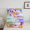 thumbnail image 5 of Erosebridal Initial Letter C Comforter Sets Twin Size, Rainbow Unicorn Comforters & Duvets, Monogrammed Reversible Duvet Insert, Super Cozy Room Decoration, 2pcs, 5 of 8