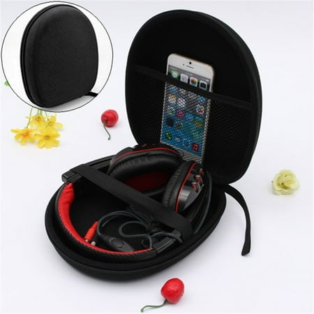 Headphone Holder Case Headphone Headset Carrying Hard Case Storage Bag Pouch Holder for Sony Earphone 8.5''x7.5''x2.4'' ()