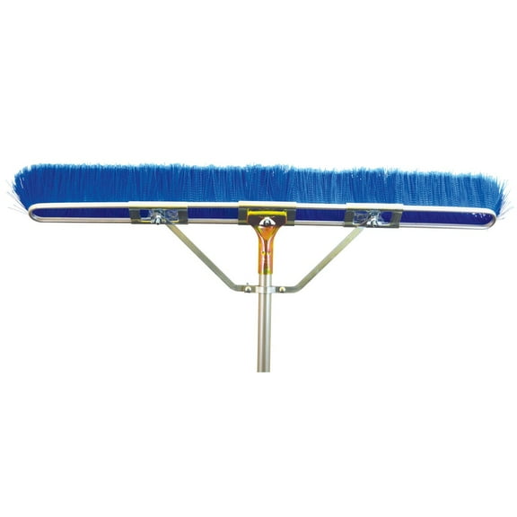 Bruske 29 In. W. x 65 In. L. Steel Handle Fine Sweep Push Broom 2136-CS