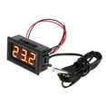 thumbnail image 1 of Digital Thermometer,Digital 12V LED Temperature Monitoring Thermometer Meter With Temp Probe, 1 of 11