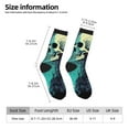 thumbnail image 2 of Logiee Cartoon Art Skull Print Adult Socks for Men & Women,Calf Socks, Ankle Socks,Boots Socks,Breathable Casual Sock,Unisex Crew Socks, 2 of 6
