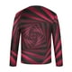 thumbnail image 4 of Blusas y camisas de manga larga con cuello redondo para hombre, blusa informal de manga larga con cuello redondo y estampado de rayas, blusa de poliéster para hombre, 4 of 5