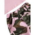 thumbnail image 6 of Gureui Girl’s 2Pcs Clothes Set, Sleeveless Letter Printed High Neck Halter Tops with Camouflage Printed Long Pants Clothes Set, 6 of 8