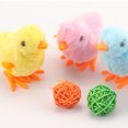thumbnail image 2 of KAKOWELY Jouets à Remonter 6 Pcs Jouets en Peluche à Remonter Poulets à Remonter Jouets de Saut Poulets 3.15"X3.15"X2.36 Pouces, 2 of 4