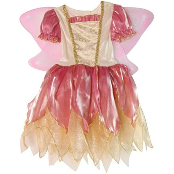 Storybook Wishes Rose Fairy Dress (Choose Color and Size) (4/6, Gold)