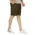 thumbnail image 3 of Inkmeso Solid Cargo Shorts For MenRelaxed Fit Casual Shorts Loungewear Everyday Cotton Pants, 3 of 7