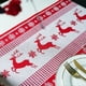 thumbnail image 4 of Bewildely Camino de de Navidad muñeco de nieve hermosos manteles individuales a prueba de polvo mantel bordado hogar vacaciones fiesta boda diseño Kits de decoración para fiestas Alce 35*300cm Bewildely HA068328-05, 4 of 6