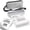 Gray, variant on HPRT MT610Pro 300DPI Wireless Portable Thermal Printer Bundle, Inkless Bluetooth Printer with Carrying Case & 200 Sheets Letter Paper, Supports 8.5" x 11", for Home, Office & Travel
