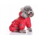 thumbnail image 2 of Ropa para perros y mascotas Ropa para perros Chaqueta de plumón Ropa de uniforme de la Fuerza Aérea Ropa para perros y mascotas Ropa de cuatro patas Ropa de la Fuerza Aérea Ropa para mascotas Ropa de invierno (Rojo XS) JM, 2 of 5
