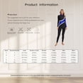 thumbnail image 6 of TiaoBug Women Shiny Rhinestone Gymnastics Leotard Bodysuit Full Length Figure Skating Jumpsuit White M, 6 of 6