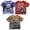 Blue / grey / brown, variant on Monster Jam Grave Digger El Toro Loco Megalodon Monster Truck Big Boys 3 Pack T-Shirts Toddler to Big Kid