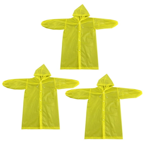 Raindrops 3 Pcs Waterproof Coat Raincoat Women Travel