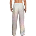 thumbnail image 3 of Balery Men'S Glitter Light Pearl Pants,Sleepwear Pants,Pajama Pants,Pj Bottoms Drawstring And Pockets-Small, 3 of 9