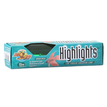 Zoo Med Highlights Aquarium Lamp - Green 15 Watts (Best Zoos And Aquariums In The Us)