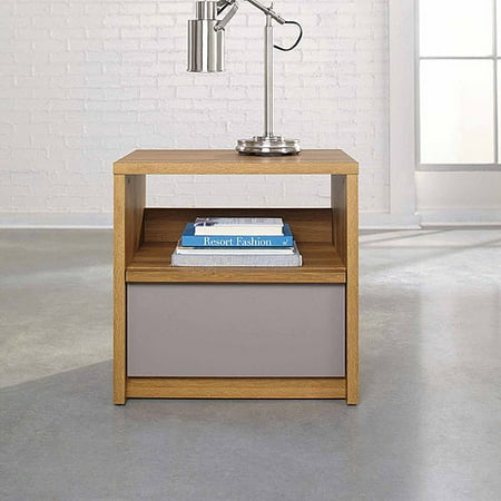 UPC 042666157216 product image for Sauder Harvey Park Nightstand, Pale Oak Finish | upcitemdb.com