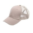 thumbnail image 2 of Femmes Réglables Queue de Cheval Casquette de Baseball Fille Snapback Chapeaux d'Été Féminins Filet Chapeau Camionneur, 2 of 7