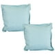 thumbnail image 1 of Cojin Decorativo Cuadrado Set de 2 Tred Turquesa, 1 of 4