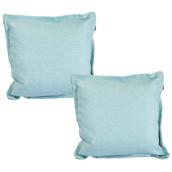 Cojin Decorativo Cuadrado Set de 2 DICASA Turquesa