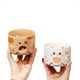 thumbnail image 3 of Naiovety Juego de tazas apilables Taza Gato Gato Tazas de café Conjunto adorable Gato Gato para tazas Juego de tazas lindas para tazas para Teteras Albaricoque 300ML, 3 of 6