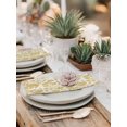thumbnail image 5 of Yellow Flowers Cloth Napkins Set of 4 Reusable Dinner Napkins, Country Pastoral Floral Leaves Vines Cocktail Napkin Washable Table Napkins for Wedding/Holiday Party/Baby Shower 20"x20", 5 of 7