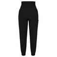 thumbnail image 6 of Gaecuw Palazzo Pants for Women Casual Plus Size Regular Fit Long Pants Lounge Trousers Sweatpants Casual Loose Baggy Yoga Pants High Waisted Summer Workout Pants with Pockets Straight Leg Solid, 6 of 9