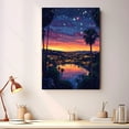 thumbnail image 2 of Lacey Travel Canvas Art Print, Washington Wall Canvas Starry Night, Lacey Canvas Painting decorWashington Travel Picture -97AZ707, 2 of 2