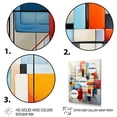 thumbnail image 3 of Designart "Abstract Geometric Composition III" Abstract Spirals Floater Framed Wall Decor, 3 of 7