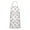 White Cow Black, variant on Beige Cow Flower Pattern Apron-Garden Aprons for Women with Pockets-Cotton Linen Waterproof Kitchen Cooking Gardening Aprons Adjustable for Kitchen,Cooking,BBQ and Salon 33x27 Inch