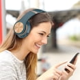 thumbnail image 3 of Blasgw Noise Cancelling Wireless Headphones Bluetooth 4.2 Earphone Headset With Mic Hot Blue, 3 of 4