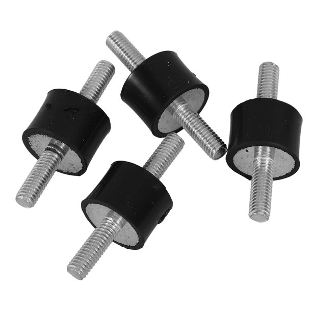 FOMIYES 4Ud Masillas De Goma Para Montaje Con Absorción De Vibración Para Equipos Negros