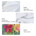 thumbnail image 5 of Wobogo Pink Flamingos Hand Towel Set of 2 Absorbent for Kitchen and Bathroom With Velcro Hanging Loop 18.2×14in, 5 of 7