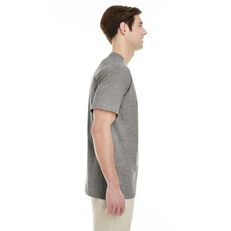 Mens Heavy Cotton T-Shirt with a Pocket 3 Pack