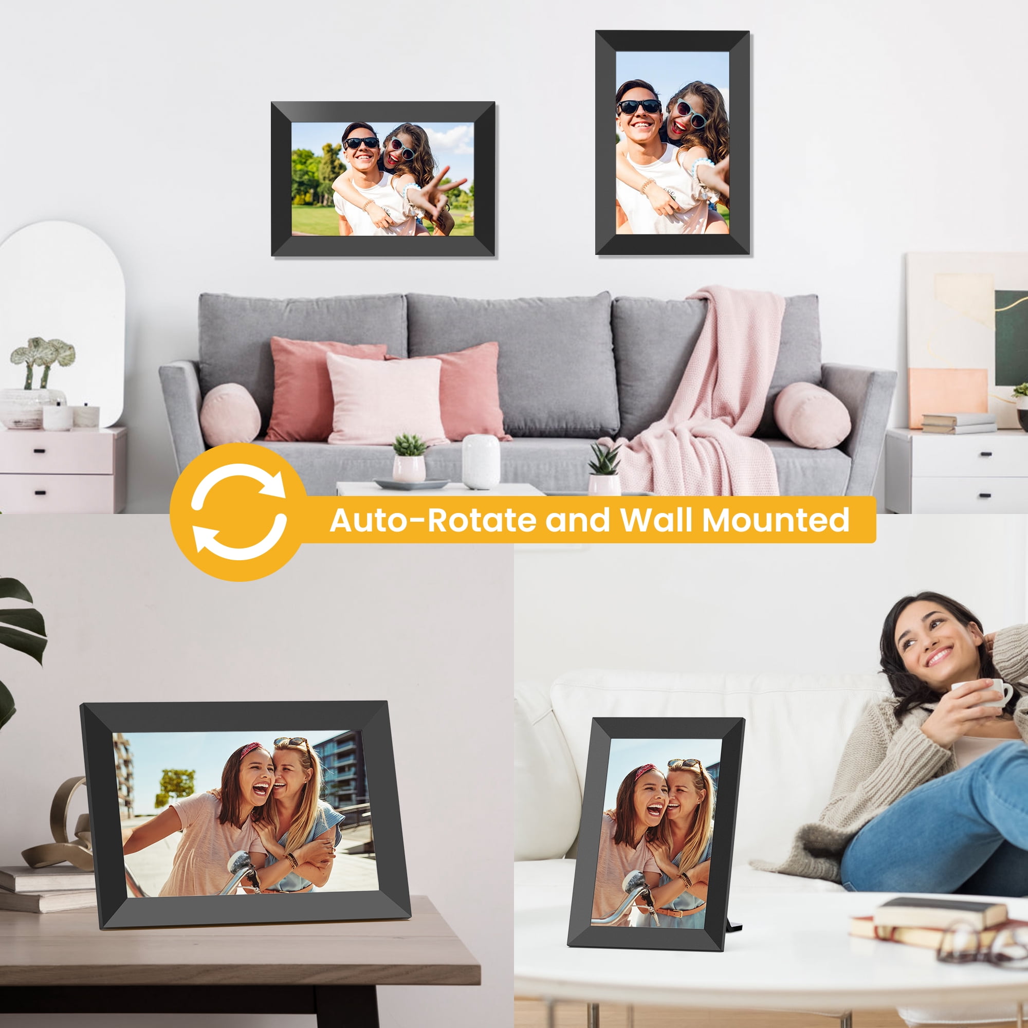 GIROOL WiFi Digital Picture Frame, 10.1