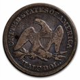thumbnail image 2 of 1857 Liberty Seated Half Dollar VG, 2 of 2