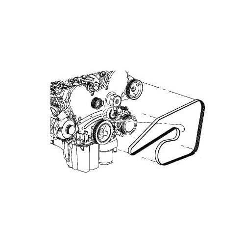 Genuine Chrysler 4593684AA Serpentine Belt