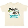thumbnail image 3 of Inktastic Up to Snow Good with Snowman and Snowflakes Boys or Girls Toddler T-Shirt, 3 of 5