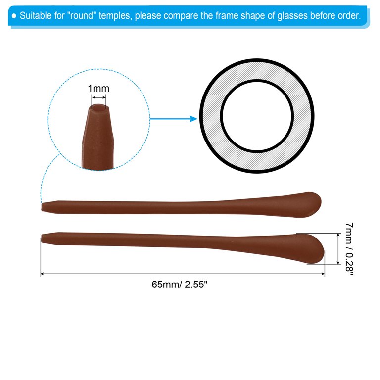 10 Pairs Eyeglass Holders – Silicone Ear Hooks & Tube Sleeves – Anti-Slip, Soft, Adjustable – For Sunglasses & Reading Glasses