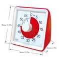 thumbnail image 2 of Visual Analog Timer Silent Countdown Classroom or Meeting Countdown Clock Time Management Tool for Kids and Adults, 2 of 5