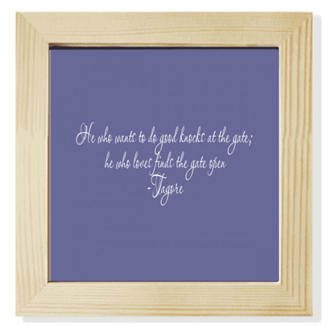 Qoutes Personnes Célèbres Guérissant Bien à Frapper Carré Image Mur Affichage de Table