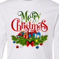 thumbnail image 4 of Inktastic Merry Christmas Long Sleeve Youth T-Shirt, 4 of 5
