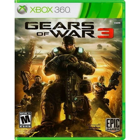 Restored Gears of War 3- Xbox 360 (Used)