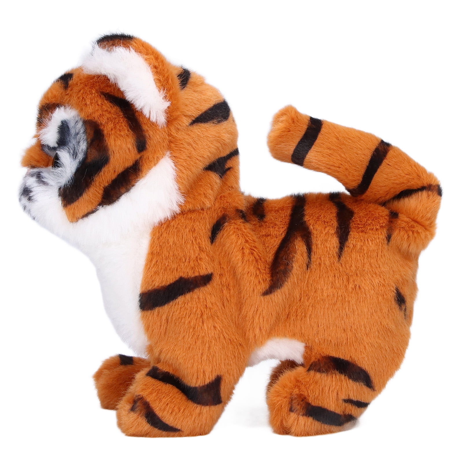 Stuffed Animal Lucky Tiger, Somersault 360 Degrees Bark Electric Tiger Toy For New Year's Gift For Home Ornament For Above 3 Years Old Stuffed Animal Lucky Tiger, Somersault 360 Degrees Bark Electric Tiger Toy For New Year's Gift For Home Ornament For Above 3 Years Old