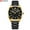 Black with Gold Shell Black, variant on Curren Carian 8407 New Men's Watch Popular Men's Watch Business Steel Belt Waterproof Quartz Watch