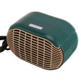 thumbnail image 2 of Mini calentador 800W PTC Calentador de cerámica Calentador eléctrico de escritorio de bajo ruido para la oficina en casa 110-240V Enchufe verde de EE. UU., 2 of 10